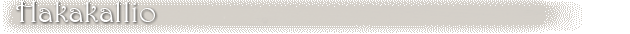 Hakakallio